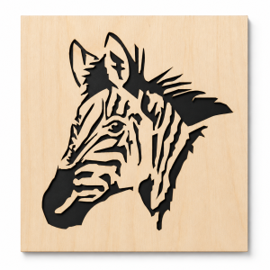Cadre avec zebre