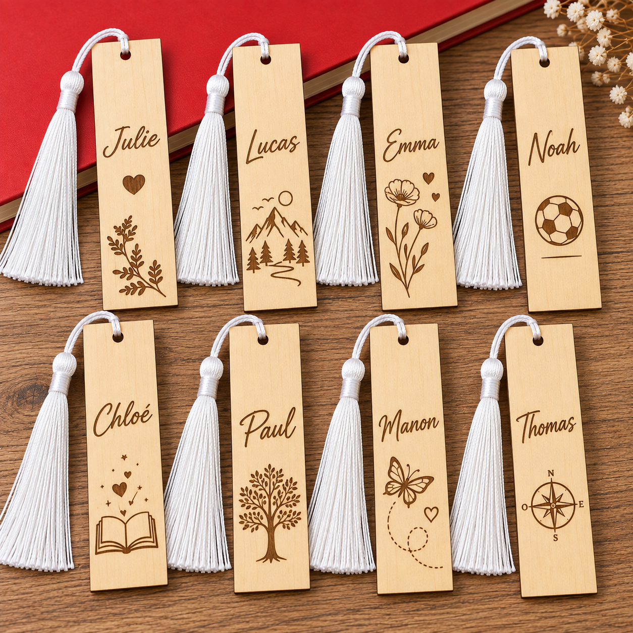 Marque pages avec logo