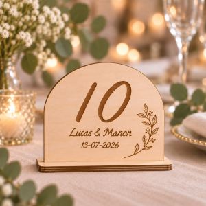 Numero table petite arche simple